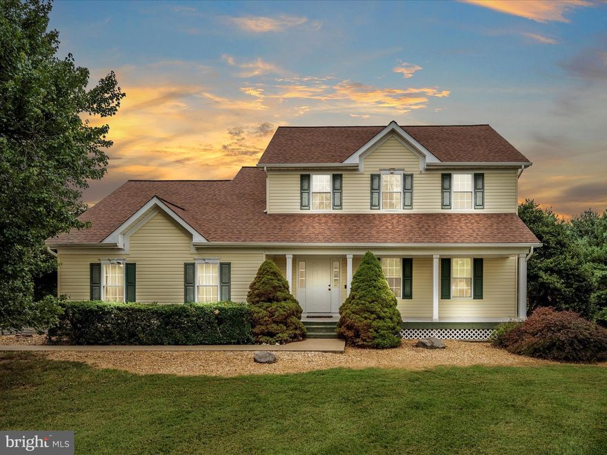 Nestled in the charming Eastland subdivision, this delightful Colonial home offers a perfect blend of comfort and functionality. With 2,669 square feet of living space, this residence features four bedrooms and two and a half bathrooms, making it an ideal retreat for those seeking room to grow. Step into the heart of the home, where a cozy gas fireplace invites you to unwind during chilly evenings. You'll also have plenty of additional space with a formal living room, dinging room and eat-in kitchen all on the main level. The kitchen boasts updated appliances and ample cabinet space. On the upper level you'll find the primary suite with double closet spaces and a full bathroom with separate tub and shower. Bedroom #2 is oversized and has a walk-in closet, while bedrooms #3 and 4 also have great closet space. The upper floor laundry adds a touch of convenience to your daily routine, while the unfinished basement with rough-in for a bathroom offers endless possibilities for customization-imagine a home gym, playroom, or additional storage. Outside, enjoy the expansive and private 1.56-acre lot, perfect for outdoor gatherings or simply soaking in the tranquility of nature. The deck and porch provide ideal spots for morning coffee or evening relaxation. With an attached side-entry garage and driveway space, parking is a breeze. This home is not just a place to live; it's a sanctuary where memories are made. Experience the warmth and charm of this inviting property-your dream home awaits! Roof replaced with architectural shingles in 2019. Brand new carpet!