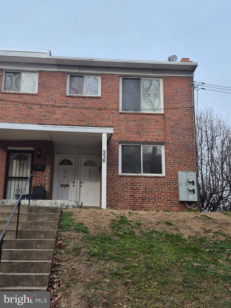 ***Back on the market***Buyer Walked**

Versatile duplex end-unit townhouse in NE Washington, DC, ideally located near the Brookland and Langdon neighborhoods. This two-unit property offers exceptional flexibility for owner-occupants and investors, making it an excellent option for income generation, multi-generational living, or house hacking to offset monthly housing costs.

The first unit features a 1-bedroom, 1-bathroom single-level layout with an open and functional living space, complete with a dedicated in-unit laundry room.

The second unit spans two levels and includes 3 bedrooms and 1.5 bathrooms, offering spacious living areas. This unit is equipped with its own laundry room and an additional side entry door providing convenient access to the backyard.
As an end-unit townhouse-style structure, the property benefits from added privacy and lots of  natural light. 

Previous rents were $2,800/month for the 3-bedroom unit and $1,600/month for the 1-bedroom unit, highlighting strong income potential. Both units are currently vacant.

Situated near major commuter routes, local dining, retail, and neighborhood amenities, this property delivers both lifestyle appeal and long-term investment value in a well-established Northeast DC location.