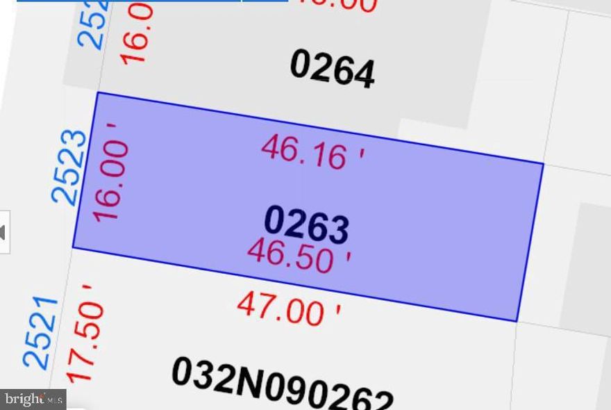 Prime development opportunity in the heart of Philadelphia! Located at 2523 N Palethorp Street, this vacant parcel presents an excellent chance for investors and developers to capitalize on the area’s continued growth and strong demand for new construction.

The property is ideally situated on a residential block with new development activity nearby, making it well-suited for a single-family home or a potential multifamily project (buyer to verify zoning and permitted uses). Convenient access to public transportation, major roadways, and neighborhood amenities enhances its appeal for future end users and tenants alike.

Positioned in a rapidly developing section of the city, this lot offers significant upside potential for builders looking to enter or expand in the Philadelphia market.

Don’t miss the opportunity to secure a well-located piece of land in one of the city’s evolving neighborhoods.