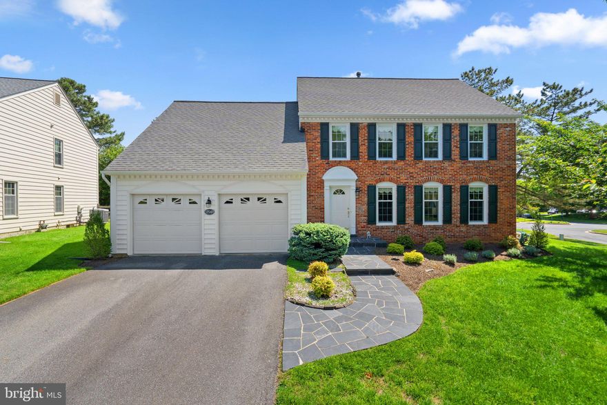 Your heart will skip a beat when you arrive at this gem with the most perfect curb appeal! This wonderful 4-bedroom, 2 1/2-bath Talbot model with a 2-car garage in sought-after Hallowell offers plenty of space for all your living and entertaining needs. Via the sharp flagstone walkway, you will be met by the prettiest of brick choices in the neighborhood. Step inside the foyer and be greeted by beautiful wood floors extending ahead to the breakfast nook and through to the large living room continuing to the formal dining room. The living room has an abundance of windows - beyond the living room, is the most charming dining room with two double box/bay windows with a tranquil view of the rear yard and is adorned with a pretty chandelier. You will love the expansive family room with a cozy brick fireplace, unique corner windows and a Pella French door leading to the rear yard! The bright and cheery kitchen has a counter ready for stools and the breakfast room with its triple window is super cozy and there is even a convenient pantry, as well as a desk area. A powder room with brand new tile and a coat closet complete this level. Retreat to the upper level and you will be sure to be pleased by the cathedral ceiling with a lighted ceiling fan in the spacious owner's suite featuring two closets. The primary bath has a soaking tub, double vanity, newly tiled shower, its own linen closet, and a private lavatory room. Three additional bedrooms have great space that will certainly fit your needs, one with a huge walk-in closet! Bedroom 4 is very large and also has a private alcove with a second closet and all bedrooms have brand new carpet! A hall bath with a tub completes the upper level. The unfinished basement is perfect for your needs! With plenty of space to customize it however you please, this is the perfect blank canvas for your dreams. Whether you want to create a media room, a game room, or just some extra living space, this level has everything you need and is home to the washer, dryer, laundry tub and bath rough-in.  Hallowell amenities include playgrounds, pond/gazebo, pool pavilion, swimming pool, basketball court, tennis courts, and walking paths. This gem offers a convenient location close to shopping, dining, gyms, the Olney Theater, Olney Farmer's Market, transportation, the ICC and more! Don't miss out on this incredible opportunity - this is truly a place to call home! *RECENT IMPROVEMENTS: Entire home painted 2023; new carpet all bedrooms 2023; new windows (except 2 basement windows) replaced 2022; new front walkway/landscaping 2022; roof 2008; and alarm system.