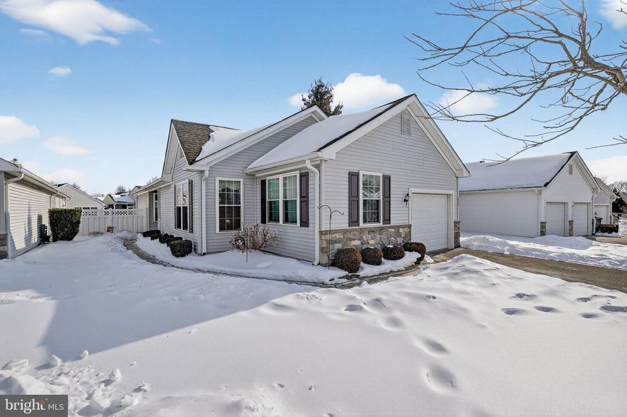 Welcome home to 1806 Red Fox Lane, a beautifully maintained, move-in-ready residence nestled in a desirable 55+ community in Glen Mills. This 2-bedroom, 2-bath home offers 1,653 square feet of thoughtfully designed living space, blending comfort, convenience, and easy living.

Inside, the home feels clean, cozy, and welcoming, with recent updates that enhance both style and functionality. The spacious layout offers generous room sizes, great natural light, and an easy flow that works perfectly for everyday living or hosting family and friends.

Enjoy year-round relaxation in the enclosed, covered porch—a peaceful extension of the living space and a favorite spot to unwind. The home also features an oversized garage, providing ample room for storage and added convenience. Downstairs, the large unfinished basement offers outstanding potential and can easily be finished to create additional living space, a hobby area, or a private retreat.

Beyond the home, residents enjoy the benefits of a well-maintained 55+ community with great amenities, designed to support an active, low-maintenance lifestyle. Conveniently located near shopping, dining, and major roadways, this home offers the perfect blend of comfort and location.

Lovingly cared for and truly move-in ready, this is a wonderful opportunity to enjoy easy living in one of Glen Mills’ most sought-after active adult communities.