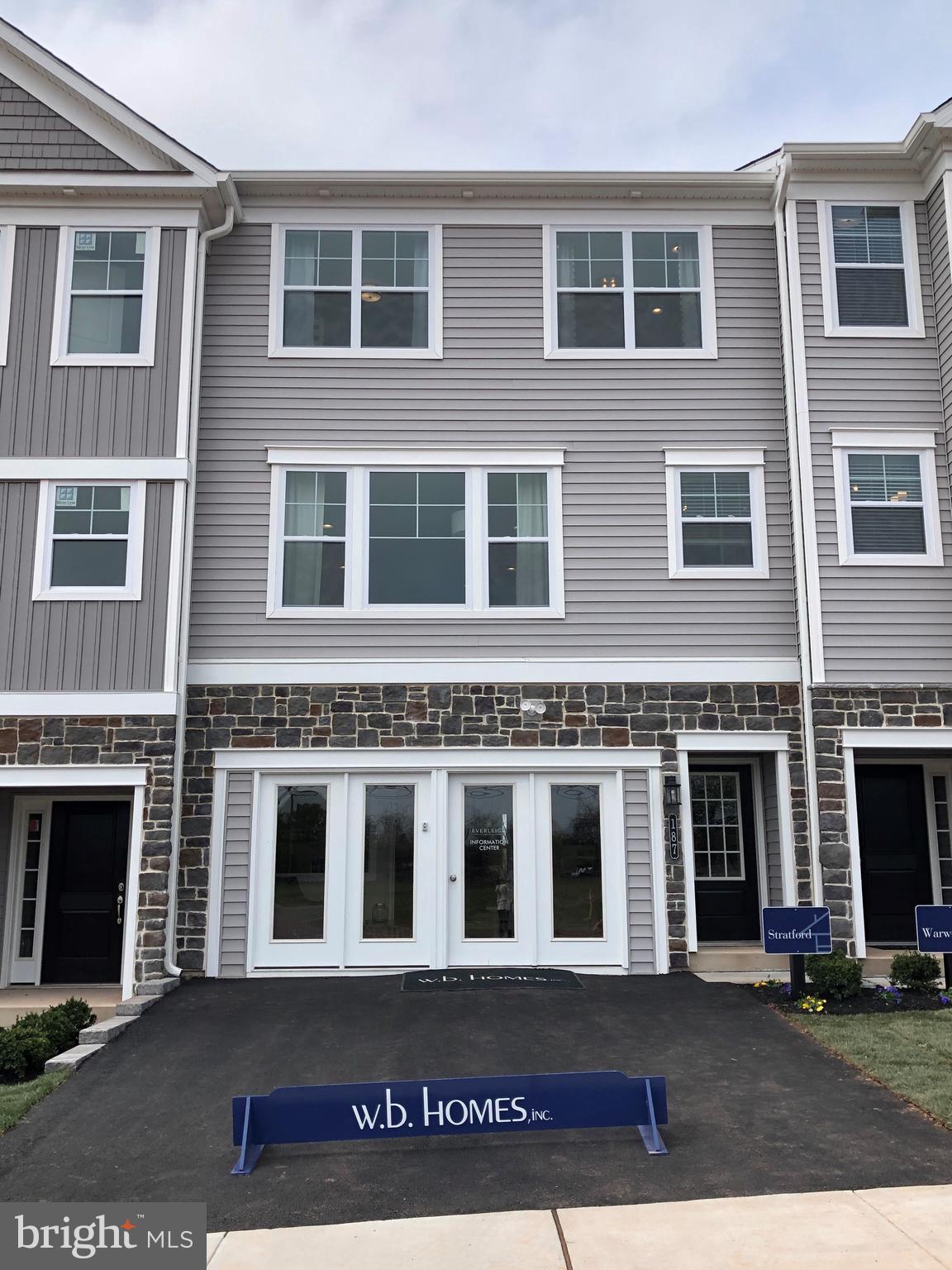Welcome to Everleigh by W.B. Homes! Just opened and taking Appts. Location Location!! This townhome community is located in the highly regarded Spring-Ford School District! This new construction neighborhood is compromised of 156 Luxury Townhomes with beautiful views of surrounding wooded space with walking trails and easy access to the Limerick Community Park! Conveniently located in Montgomery County, Everleigh offers easy access to recreation, scenic parks, shopping and major commuting routes. Only a mile away from 422! The designer townhomes offer a modern farmhouse flare, with exterior design details that will impress and make anyone feel right at home! Everleigh is offering both 2-story and 3-story townhomes including 7 floorplans you can customize! Our included features will impress and we also offer extensive interior upgrades to make your home unique with your very own personal touch! TO BE BUILT: STRATFORD-Open floorplan with a 2-car garage and a finished bonus/Flex room on the Terrace level that leads right outside! Use this flex room as a recreation room, office, playroom or bedroom. This flex room can be used by anyone looking to have their own private space. The 1st floor features a large kitchen with a standard large island any cook will love to prep food and entertain! Standard granite counter tops with an overhang to seat your guests! The kitchen and dining room is open to the great room with windows that let in plenty of light! The 2nd Floor Features a large Owner's Bedroom with a standard vaulted ceiling and a private bath, dual sink and large walk in closet. 2 additional bedrooms and a laundry room complete the second floor! Since its inception in 1986, this builder has completed over 75+ neighborhoods and built over 2,500 homes in Montgomery and Bucks Counties. Their dedication to superior workmanship, high quality construction, and homeowner satisfaction has earned them the title of "Your Trusted Hometown Builder," with 96% of surveyed homeowner's recommending this builder to their family and friends!
