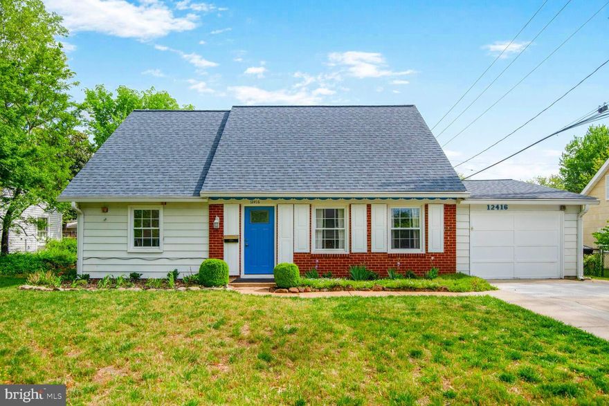 Sweet Cape Cod in the quiet Bowie neighborhood- Somerset at Belair.  Fresh carpet and paint invite you into this charming home.  Two bedrooms on the main level with a full bath and two bedrooms upstairs share the second full bath.  Nice sized kitchen with new stainless steel dishwasher and oven range flows into a large room added to the back of the house which could be your dining room or a family den.  Enjoy the outdoors on the cozy deck.    Storage shed in the fenced-in backyard gives you additional space for yard items.  The original garage was enclosed to be used as a workshop/hobby room and could be transformed into a great playroom, movie room or office.  There's also a second refrigerator in the workroom.  The Laundry Room is conveniently located on the main level of the home.  Such a convenient location!  Close to Route 50 with easy access to DC, Annapolis, Baltimore or Ft. Meade, major shopping and restaurants.