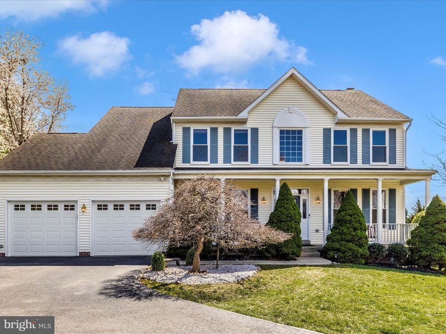 Welcome to this beautifully maintained home in the picturesque Round Tree neighborhood of Jefferson, MD, where pride of ownership shines through every detail. Freshly painted and free from HOA restrictions, this residence radiates charm with abundant natural light. Step into the impressive 2-story foyer, leading to spacious living areas adorned with upgraded light fixtures, recessed lighting, and newly finished hardwood floors. The oversized 2-car garage offers ample storage, while an additional garage in the backyard with a garage door provides perfect space for lawn care storage and a riding mower. Large bedrooms and bathrooms ensure comfort and luxury, while the kitchen features a brand-new refrigerator and flows into an oversized laundry room on the main level. Enhanced by a water filtration and softener system, lush landscaping, and breathtaking mountain views, this exceptional property is a true gem.