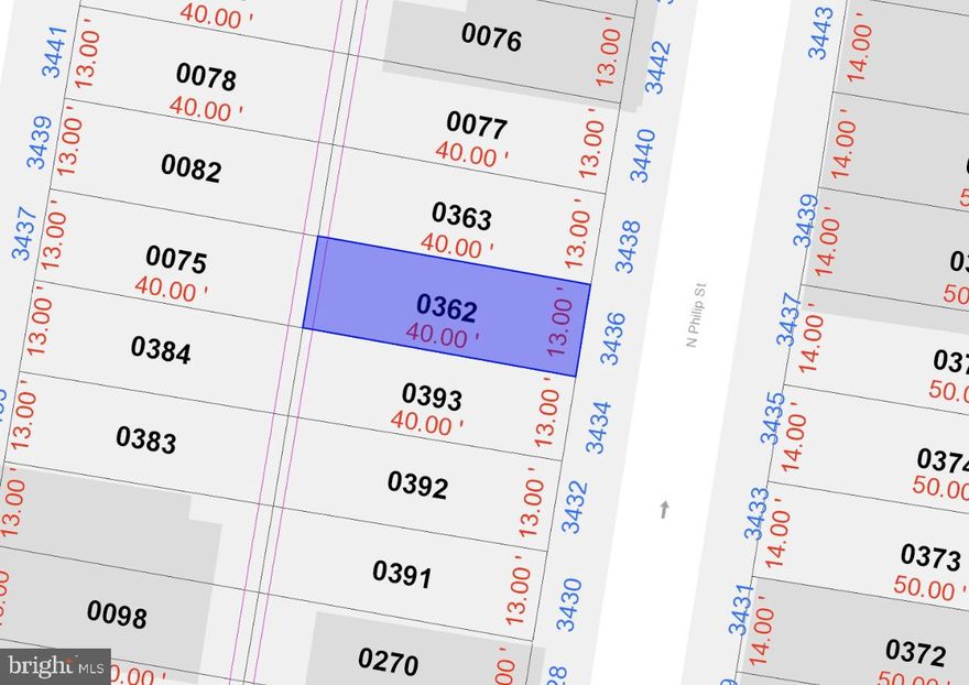 3 Lot Package ALSO Available!  Potential to build a QUADPLEX!  ATTENTION Investors and Builders!! Great opportunity in one of the fastest growing zip codes in Philadelphia! LOCATION LOCATION LOCATION...get in now while you still can. This area has tons of development! This is a can't miss opportunity. Bring your offers fast, this one won't last long!