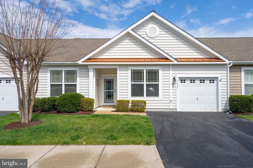 Welcome to 36201 Shearwater Drive in the desirable Ashley Manor community of Selbyville, Delaware—a beautifully maintained single-level home offering PEACEFUL POND VIEWS and modern comfort. This charming residence features 2 bedrooms, 2 full bathrooms, and a versatile den that can easily serve as a home office, or additional guest room. The OPEN-CONCEPT LAYOUT seamlessly connects the kitchen, dining, and living areas, highlighted by vaulted ceilings that create a bright and airy atmosphere. The primary bedroom enjoys TRANQUIL POND VIEWS and is complemented by a spacious en-suite bath. Elsewhere in the home, a generously sized laundry room adds everyday convenience. RECENT UPGRADES provide peace of mind, including a new roof (2022), new HVAC system and tankless water heater (2025), new refrigerator, washer/dryer (2025), dishwasher (2023), and newly installed window screens. Additional features include a single-car GARAGE, attic storage with pull-down access, and a QUIET CUL-DE-SAC LOCATION. Outdoor living is just as inviting, with a patio and ELECTRIC AWNING overlooking the scenic pond—perfect for relaxing or entertaining. Residents of Ashley Manor enjoy a LOW-MAINTENANCE LIFESTYLE with lawn care and common area upkeep included, along with a walkable neighborhood setting that features a well taken care of community pool to enjoy during the summer months. The home is IDEALLY LOCATED near popular coastal attractions such as Fenwick Island State Park, Bethany Beach, and the lively Ocean City Boardwalk. Just down the road, enjoy the Freeman Stage, as well as all every day necessities, like grocery stores, pharmacies, hardware stores, and both local and chain restaurants. This home is an excellent opportunity for year-round living, or a vacation getaway, offering the perfect balance of COMFORT, CONVENIENCE, AND COASTAL CHARM.