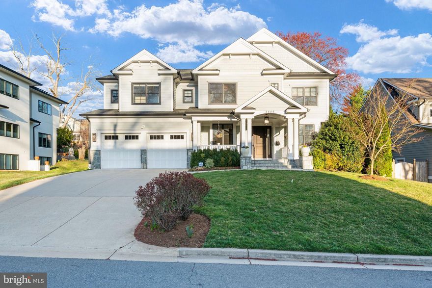A Bethesda gem! This beautiful home has an impeccable floor plan with 5 Bedrooms and 4 Full Baths together on the Upper Level. The Custom White Kitchen is outfitted with top-of-the-line appliances, including two dishwashers. The beautiful Primary Bedroom Suite with fireplace has a sitting room, spacious bathroom with heated floors plus 2 amazing closets! The Finished Lower Level offers a Private Bedroom Suite with its own full bath. The Lower Level also has and an additional half bath, mini bar, and media room. Professionally landscaped property with underground irrigation system, All Seasons Screened Porch, Front Porch - the list goes on. You do not want to miss this one!