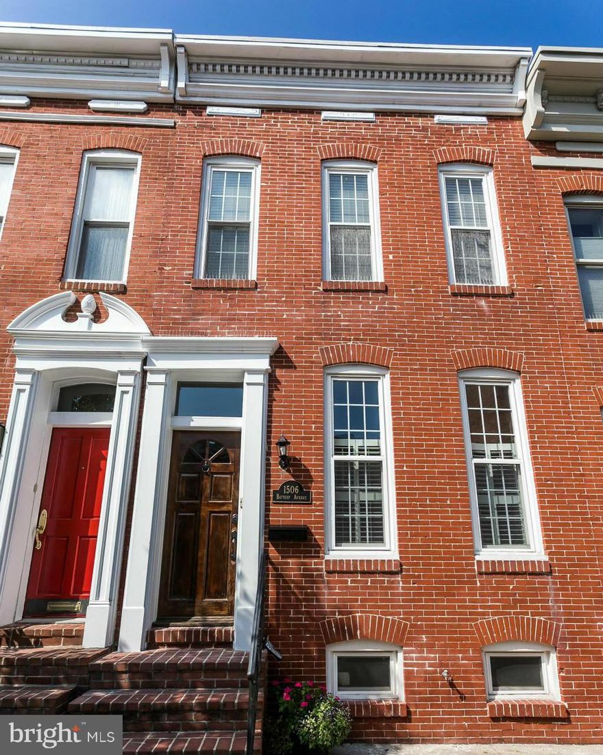 Renovated Federal Hill home close to Riverside Park w/ tons of natural light! First floor has spacious living room, dining room, kitchen w/ breakfast bar, pantry, tons of cabinet space, mud room, powder room & door to rear deck & parking pad! 2nd level has 2 bedrooms with significant closet space & 2 full baths. Finished lower level could be 3rd bedroom/den/office & also has laundry rm & storage.