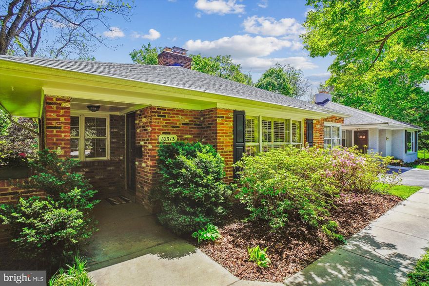 Price Reduced $25,000.  Welcome to 10313 Freeman Place, a charming brick Rambler located in the heart of the Town of Kensington. This beautifully maintained home is just a short stroll from downtown, where you'll find quaint shops, delicious restaurants, scenic parks, the MARC Train, and easy access to both I-495 and I-270—making it a commuter’s dream and a perfect spot for enjoying all that Kensington has to offer.

As you approach the home, you’re greeted by a handsome brick exterior and a warm, inviting covered entrance. Inside, the spacious living room is filled with natural light thanks to large windows adorned with custom shutters. Hardwood floors add warmth throughout, and a cozy wood-burning fireplace creates a perfect focal point. The adjoining dining area flows easily into a nicely sized kitchen, complete with Corian countertops, stainless steel appliances, and ample cabinet space—ideal for both everyday living and entertaining.

The main level features three well-proportioned bedrooms, each with double closets and hardwood floors, along with a beautifully renovated full bath. Downstairs, the fully finished lower level has been updated with new flooring and recessed lighting. Here, you'll find a generous family room with a second wood-burning fireplace, a separate office or playroom, another renovated full bath with shower, a dedicated laundry room, and a large storage/utility space—offering incredible flexibility and functionality.

Out back, the fully fenced yard provides a private space perfect for relaxing, playing, or entertaining. Two storage sheds convey with the home, offering additional convenience. There's also a private driveway in the front for off-street parking.

Offered at $824,900, this home combines timeless charm with modern updates, all in an unbeatable location. Don’t miss your chance to own a beautiful property in one of Kensington’s most desirable neighborhoods.

**Some of the newer improvements include: Roof/2024, Main level Bath/2020, LL Bath/2015, Chimney Relined/2014, Sewer Line/2022 & French Drain & Sump Pump, AC Compressor/2023, Dish Washer/ 2020, Washer/2022, Dryer/2024.