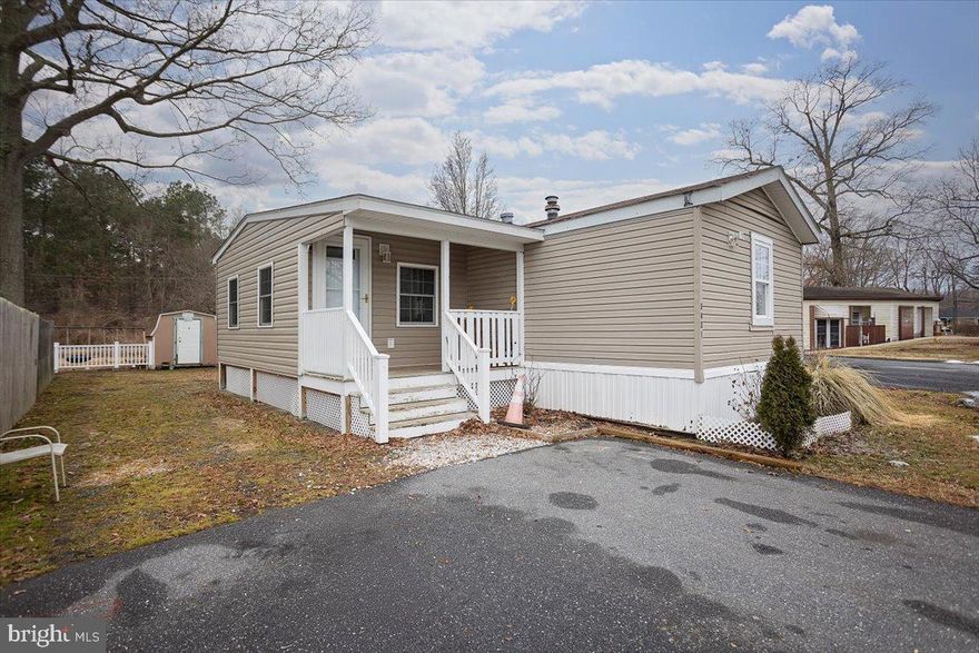 Enjoy peaceful country living at an incredible value! Located in the Bay Country community, this charming three bedroom, two bath home is conveniently located a short distance to route 50, restaurants, entertainment and shopping centers. This home has undergone some interior renovations in the last two years, offering you a head start on personalizing the space.  Buyer is subject to park approval.