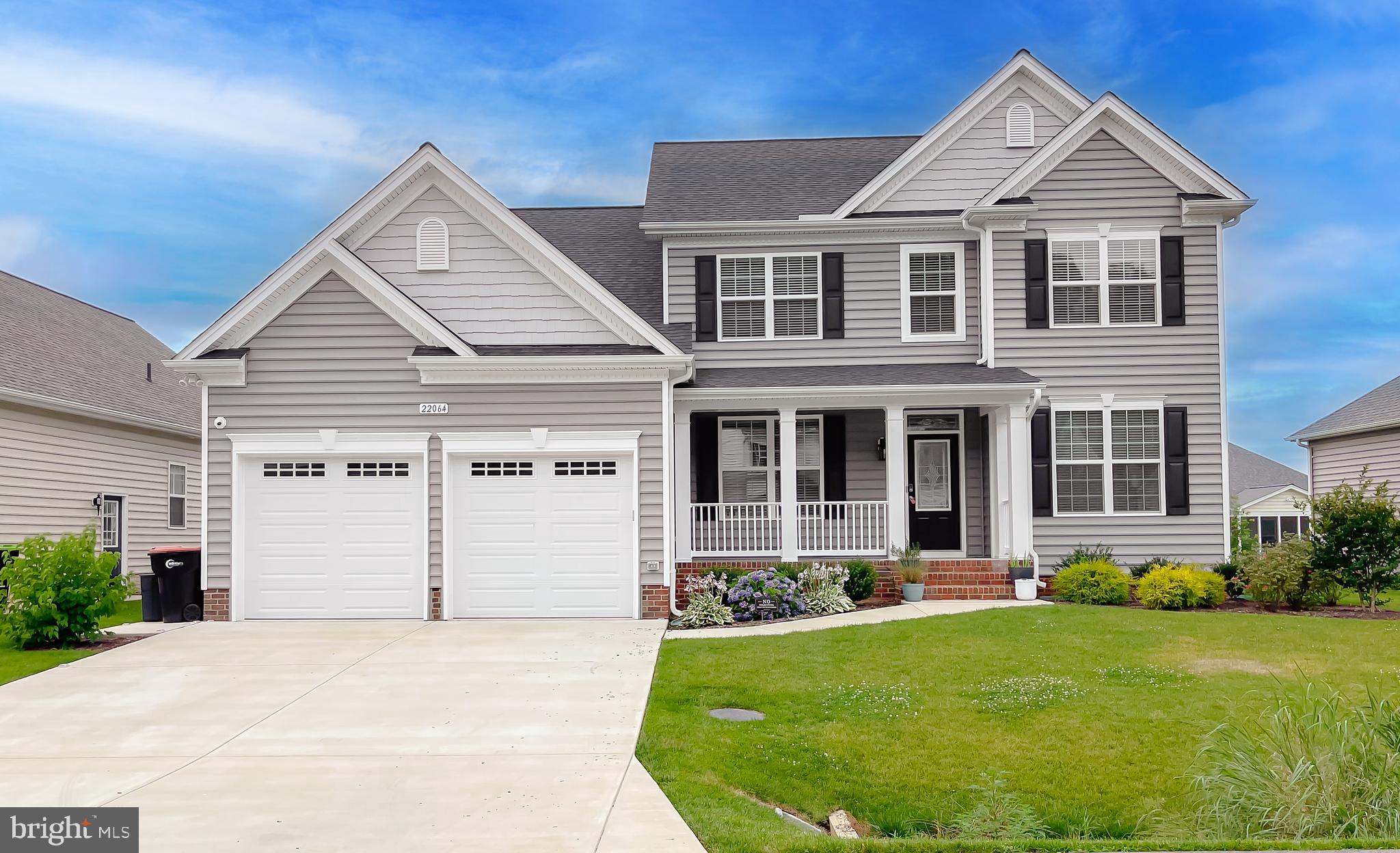 Welcome to this beautifully upgraded Fairfax Model, built in 2022 by Quality Built Homes, Inc., and located in the sought-after Meadows at Town Run community in Leonardtown, Maryland. Just a few years old and meticulously maintained, this home offers 6 bedrooms, 4.5 bathrooms, and 4,295 sq. ft. of finished living space across three levels.
Step inside to find wide-plank engineered hardwood flooring throughout the main level, 9-foot ceilings on both the first floor and basement, and upgraded lighting and recessed fixtures throughout, flooding the home with natural light.
The main level features a private office with French glass doors, formal living and dining rooms with box tray ceilings, and a main-level in-law suite complete with a full bath and walk-in closet—ideal for guests or multigenerational living.
The Grand Kitchen is a showstopper, featuring:
Painted cabinets with a beautiful glaze.
Painted center island with granite countertops
Soft-close doors and drawers.
Upgraded cabinetry over a 36” five-burner gas cooktop
Stainless steel appliances, double wall ovens, pot filler, and farm sink
Stylish backsplash and open flow into the family room with a coffered ceiling
Upstairs, you’ll find four spacious bedrooms, including a luxurious primary suite with an angled tray ceiling, two walk-in closets, and a sitting area. The primary bath includes QBHI’s signature Deluxe Shower with:
Double showerheads, built-in seat, ledge, shelf, frameless glass door, and recessed lighting
A large hall bath with double vanities, a huge laundry room, and upgraded tile throughout complete the upper level.
The finished lower level includes a spacious rec room, 6th bedroom, and a full bath, with plenty of additional storage space.
Enjoy outdoor living year-round on the maintenance-free 12x12 screened-in porch.
Additional highlights:
2.5-car front-load garage
Mudroom with built-in bench & cubbies
Hardwood staircase
Located just minutes from downtown Leonardtown, PAX River, shopping, dining, and waterfront recreation
This like-new home offers space, style, and flexibility in one of Leonardtown’s most desirable communities. Don't miss your chance to own this exceptional property!