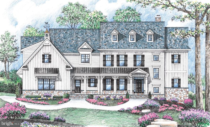 Award winning Stone House Builders offers the Ashford Farmhouse. 4,111 SQ Ft with 4 bedrooms (Optional 5th), 4.5 baths and 3 car garage. Builder specs provide gourmet kitchen, hardwood, 10' ceilings, custom moulding & trim (see builder specs in documents). This plan & specs are completely customizable to suit your needs. Photos are of builders work and may not represent exact specs.