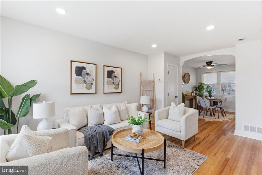 Welcome home to this beautifully renovated Baltimore townhome just minutes from Johns Hopkins Bayview! This move-in ready home blends modern updates with classic charm, featuring a covered front porch perfect for relaxing and a private rear parking pad for added convenience. Inside, you’ll find a thoughtfully updated interior with a stylish kitchen boasting quartz countertops, updated cabinetry, and modern finishes throughout. The finished basement offers additional living space with updated bath and bonus living room area. With central air, in-unit washer and dryer, and 2 spacious bedrooms paired with 2 full bathrooms, this home checks all the boxes for comfort and functionality. Conveniently located near major commuter routes, shopping, dining, and medical campuses—this is city living at its best. Schedule your showing today!