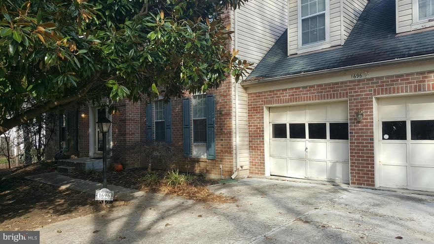 Large Crofton Woods colonial on flag lot with HUGE backyard.  Inground pool and still a lot of fenced yard left.  Very large bedrooms, lots of potential.  Needs work.