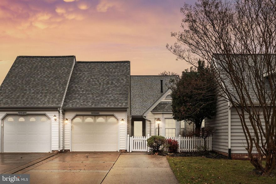 Welcome to 11550 Savannah Drive, a well-maintained 3-bedroom, 3-full-bath twin villa offering convenient main-level living in the popular 55+ Summerlake community. With approximately 1,970 sq. ft., this refreshed bungalow-style home features a bright, open layout and thoughtful updates throughout.  The main level includes a spacious living area with vaulted ceilings, fresh interior paint, updated lighting, and new LVP flooring. The kitchen offers granite countertops, a new refrigerator, and ample cabinet space. The main-floor primary suite provides a walk-in closet, updated bath, and direct access to the rear sunroom. A second bedroom and full bath complete the main level.  Upstairs, a versatile loft with full bath offers an ideal guest suite, hobby area, or potential additional bedroom.  Recent improvements include a 2023 HVAC system, plus new roof and siding in mid-2025 for added peace of mind.  Residents of Summerlake enjoy a wide range of amenities, including a pool, hot tub, clubhouse, woodworking shop, walking paths, and a small recreational lake. The location is convenient to Central Park, Route 3, shopping, and I-95.  Move-in ready and ideally situated—this home offers low-maintenance living in a welcoming, amenity-rich 55+ community.