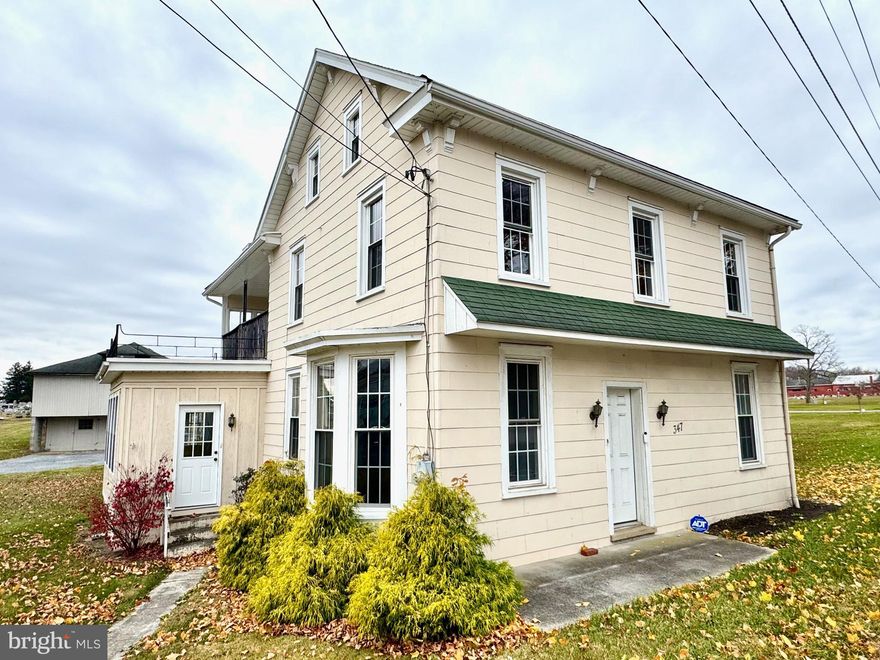 MOVE. RIGHT. IN!  Beautiful House and 2 Story Outbuilding/Garage on a .75 Acre Lot!  The main level of the home features a Living Room, Family Room, LARGE eat in kitchen - with LOTS of cabinet space, a sun room AND a full bath.  The second level is home to 4 bedrooms, another full bath AND an office/5th bedroom.  There is also a walk up attic, full basement with laundry area AND the updated mechanicals.  Outside you will find a storage shed, spacious yard AND a wonderful outbuilding  -- This 2 story barn has room for 2-3 cars and space for a workshop/storage!  Don't delay, please call to schedule your showing today!