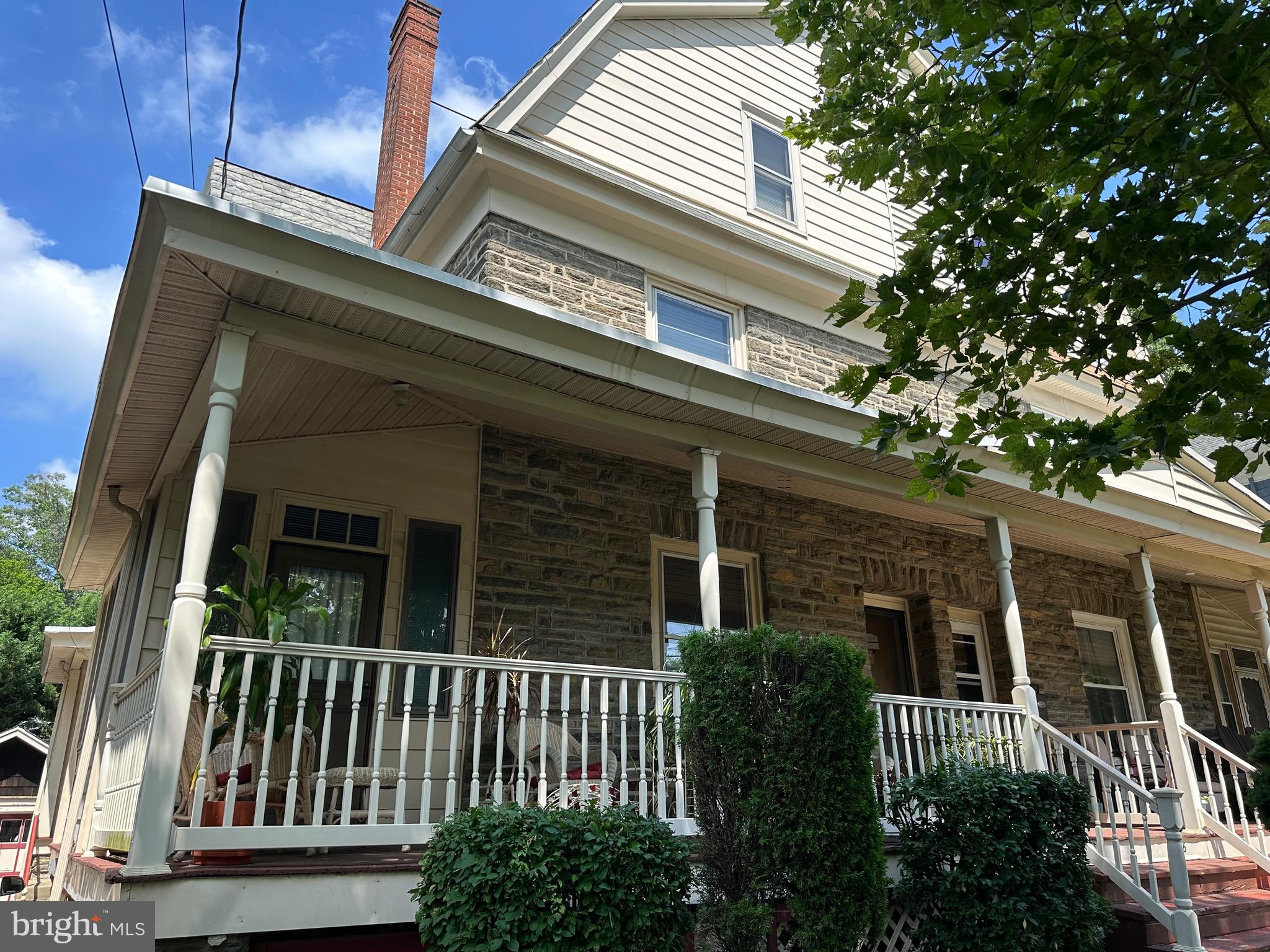 Welcome to 116 Township Line Rd in the heart of Jenkintown Borough.
This beautifully maintained six-bedroom twin is full of charm & space—with three full floors plus a walk-up attic. Whether you're looking for room to grow, work from home, or entertain, this one checks every box.
Step onto the inviting front porch, which overlooks the front yard, and into a main level filled with natural light. You'll find a spacious living room with a fireplace, a large dining room with gorgeous windows, & a bright eat-in kitchen complete with gas cooktop, double oven, refrigerator, dishwasher, garbage disposal & pantry closet. Off the kitchen is a cozy back mudroom/shed space—perfect for extra storage or easy backyard access.
There’s even a bonus room on the first floor with its own separate entrance from the porch—ideal for a home office or creative space.
Upstairs, six generously sized bedrooms are spread across two floors, and a full attic offers even more storage or potential living space. The home features two full baths, including one on the lower level with a shower stall in the walkout basement, which also houses the laundry area.
Out back, enjoy a fully fenced yard, detached garage, and walkability to everything: the Jenkintown Train Station—just a few short blocks away, the award-winning Jenkintown School District, the charming town square with restaurants, shopping, the HIWAY Theater, & multiple grocery stores.
Jenkintown is known for its strong sense of community, walkability, and highly sought-after school district—plus, Center City Philadelphia is just a short train ride away.
If you're looking for a classic home in an unbeatable location with space, light, & character—this is it. Call for appointment.