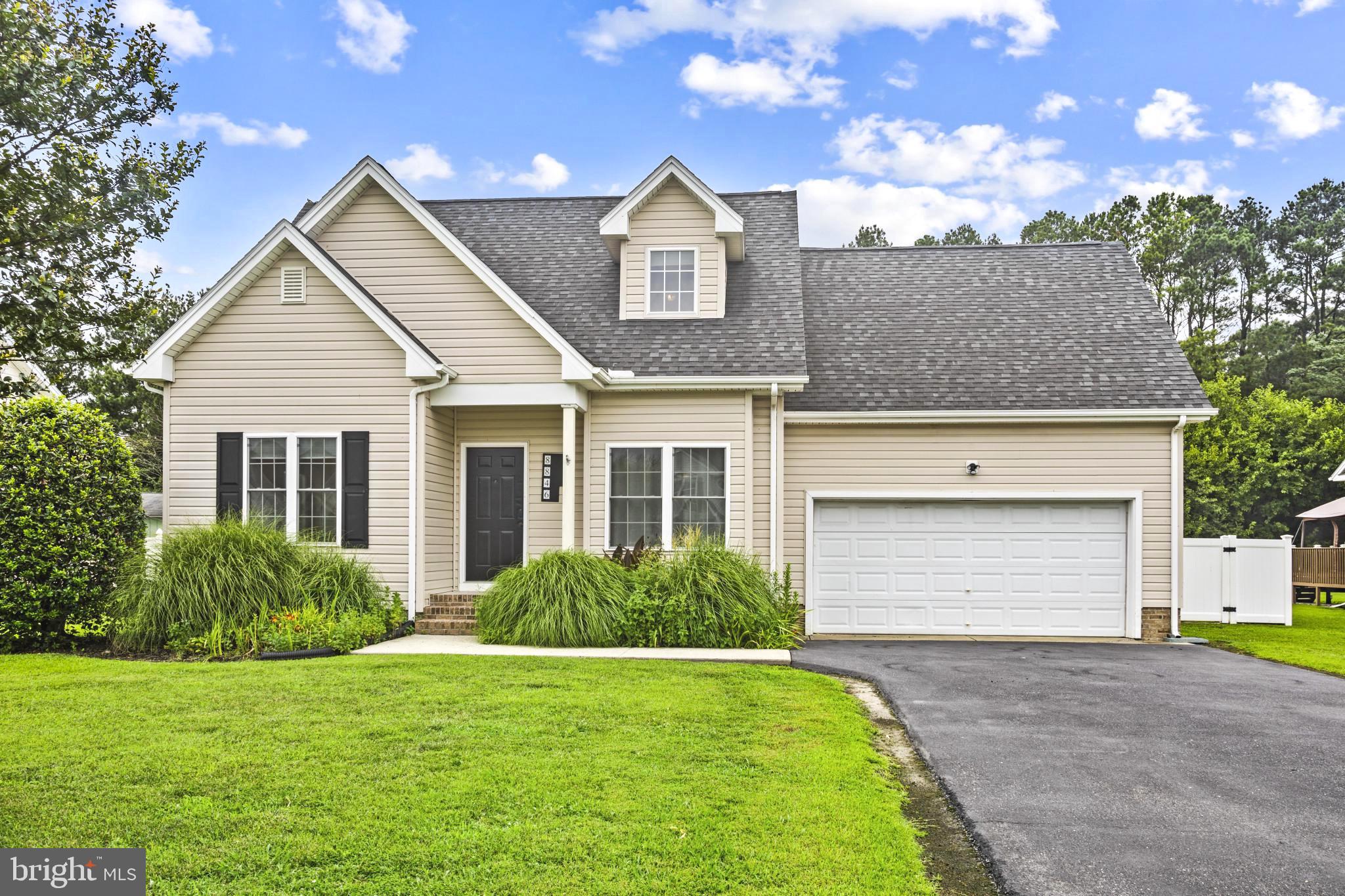 If you're searching for a home in the Delmar School District, look no further. Come take a look at this immaculately kept home that just got freshly painted and brand new carpet. The main level offers you a completely open concept, providing you with ample space in the living room, kitchen, dining area and huge sunroom off the back of the home. Don't forget about the large primary bedroom that boasts it's own en suite and a custom walk-in closet. Head upstairs to two more spacious bedrooms and a bonus area for a potential office space or entertainment area. The bedrooms are connected by a jack and jill style bathroom which is perfect for the family or guests. If you're interested in relaxing in your backyard with some privacy, this is the spot for you. The backyard offers you ample room on your patio to cook out, entertain guests or simply relax in the sun while the six-foot privacy fence makes you feel like you're in your own world. The sheer size of the backyard leaves you endless opportunities to do with it what you please. Hurry and schedule a tour now...
**Home is zoned for Delmar School District with an Option for Wicomico
**Solar Panels will be paid off