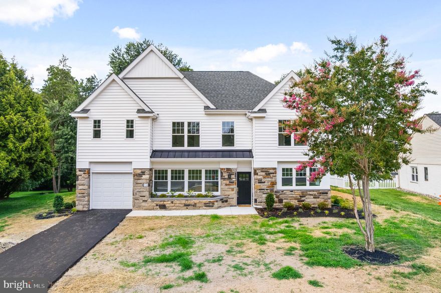 Welcome to 3350 square feet of stunning, light-filled luxury in the heart of Marple Township! This essentially brand new home was completely reimagined with the finest finishes and every upgrade you could dream of - all new plumbing, electrical, gas line, roof, windows, HVAC systems and so much more. From the moment you step inside, you’ll be wowed by the gorgeous 7.5” White Oak solid hardwood floors with wire-brushed finish, which flow seamlessly through every room - including all bedrooms and closets.

The first floor impresses with 9-foot ceilings, oversized custom trim, deep window sills and a modern open layout. The front dining room leads you into an expansive kitchen featuring premium appliances, quartz countertops, stylish tile backsplash and an oversized island perfect for hosting. Enjoy meals in the sun-drenched eat-in area, then relax in the family room with soaring 12-foot vaulted ceilings, a cozy gas fireplace and sliding doors to your patio and backyard . An additional room can serve as a home office, playroom or even an entry level (5th) bedroom. There’s also a stylish powder room and a charming parlor space - ideal for greeting guests or curling up with a book - to complete the first floor tour.

Upstairs, retreat to the luxurious primary suite with a spa-like bathroom boasting dual sinks, a separate makeup area, water closet and a shower with two shower heads AND two rain heads - pure bliss. Every closet in the home was custom designed by Top Shelf Closets, including the jaw-dropping primary walk-in. A private princess/prince suite offers its own full bath, while two additional bedrooms share a beautiful Jack & Jill bathroom with dual vanity and stall shower. The second-floor laundry room is thoughtfully equipped with cabinetry, counter space and its own walk-in storage closet.

Additional highlights include: pull-down stairs to a stand-up attic, a one-car garage with automatic opener, newly paved driveway, fresh landscaping and a welcoming front façade to maintain the charm of the neighborhood. All of this on a sidewalk-lined street close to everything Broomall has to offer. This house won't last long - make it your new home today!