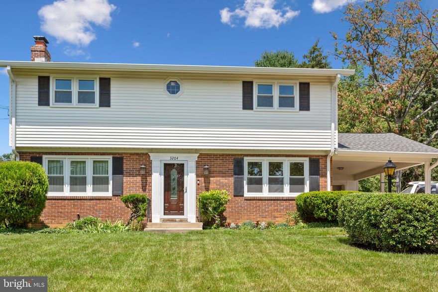 Stunning center hall Colonial, sited on a perfect .45 acre lot, featuring 4 bedrooms and 2.5 baths.  Nothing is better than a home that has been loved and cared for by meticulous owners. This much loved home has been beautifully maintained and updated. Gorgeous hardwoods throughout the 1st and 2nd floors are recently refinished. Formal living room with a wood burning fireplace and large dining room are great for family gatherings. The  recently updated and huge kitchen features new cabinets, granite counters, appliances, and breakfast bar: use as an eat-in kitchen or family room. The primary bedroom room features ample closet space and a newly updated bath with granite and ceramic tile. 3 additional, big bedrooms and a hall bath are located down the long upper hallway. The basement, with walk up, is ready for you to finish.  The level rear yard is fenced and private. Dual zoned A/C, rebuilt furnace, Thompson Creek double paned windows, newly painted, updated roof, updated water heater. Conveniently located to all of our areas amazing amenities and commuter routes, this move in home is a gem! Offers presented as received.