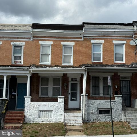 Townhouse For Sale - 1804 Presstman Street<br/> BALTIMORE, MD 21217
