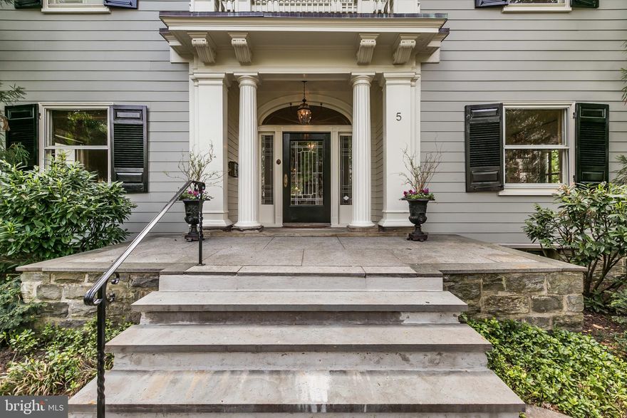 WOW!   This Quintessential Roland Park Gem, updated for today s life-style, will exceed your expectations!  Architectural details abound! The original Leaded-Glass entry and century-old heart pine floors in this grand Colonial Revival style home welcome guests into its stately 24 foot center hall. Classic architecture, appointed w/intricate mouldings and millwork, enhance all of the interior and exterior spaces featuring multiple decorative fireplaces, 5 sets of French Doors, 6 bedrooms and 4.5 baths. Each spacious room is awash in natural light from the over-sized windows, filling each space with lush garden views! The Library is embellished with multi-step crown moulding with a custom finish leading to the gracious Dining Room replete with leaded glass. Living Room with oversized mantle and double French Doors provide access to the expansive covered porch, complete with mahogany ceiling, recessed lighting and ceiling fans. The connecting, elevated, porch provides great flow to the kitchen as well as to the stunning rear yard   complete with extensive stone walkways and terraces. High velocity Central AC, spray-foam insulated exterior walls and Hardi-plank siding will ensure years of low maintenance enjoyment. Relish living in one of Roland Park s most coveted areas. This floor plan is just perfect for grand entertaining or comfortable family living.  Within walking distance to the many area schools, the Roland Park Pool, restaurants, the Enoch Pratt library and everything this wonderful community has to offer. Roland Park school district. Warranty included.    BROKER OPEN 330-6 Thursday 5/2