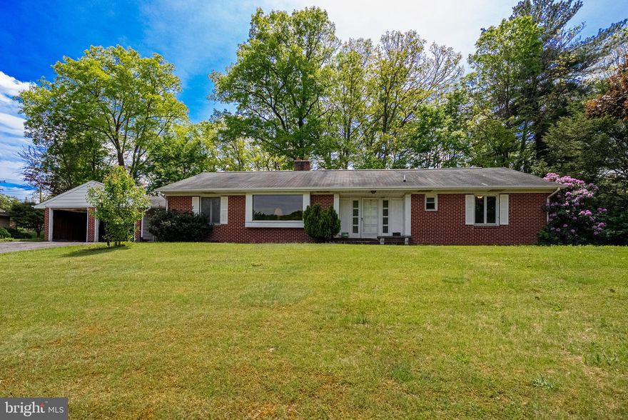 ALL BRICK RANCHER WITH DETACHED (2) CAR GARAGE IN LAVALE!  GREAT LOCATION, WITH CONVENIENT ACCESS TO I68, RESTAURANTS AND SHOPPING!  DON'T SHY AWAY FROM THIS ONE!  CURRENT LAYOUT IS 3-BEDROOMS AND 2-FULL BATHROOMS!  THE ORIGINAL CHARACTER OF THE HOME HAS BEEN RETAINED, INCLUDING THE GORGEOUS FRONT DOOR AND THE ARCHED DOORWAYS.  UPDATES ARE NEEDED.  THE MASSIVE REC ROOM NEEDS YOUR TLC TO BECOME JUST WHAT YOU ENVISION!  STOP BY, THIS MAY BE THE ONE!