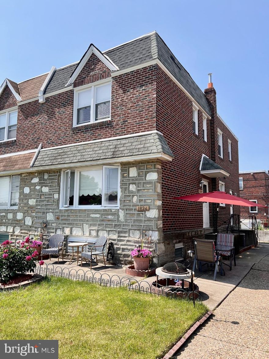 This beautiful Twin just listed on the market located in the Bells Corner/Upper Bustleton neighborhood. Absolute move in condition. Over 1,300 square feet with 3 Bedrooms, 1.5 Baths and a finished lower level for more living space.  Enter into a large, bright & airy living room with hardwood floors that flows to the dining room and galley kitchen complete with a dishwasher, range, refrigerator, and lots of cabinet and counter space. The kitchen also offers a cute breakfast area. The second floor has a primary bedroom with three deep closets and lots of sunlight from the three large windows. There are two additional good-sized bedrooms  and hall ceramic tile bath. The fully finished room in the basement with recessed lighting and tile floor perfect for entertaining, office or exercise room.  The finished room leads you to the laundry room where the washer and dryer are as well as cabinets for more storage.  The garage has been closed up to add even more room for storage. Other features of your new home include front patio, rear driveway for parking and side entrance to the kitchen as well as the lower level. Stop by this weekend during our open house to see this wonderful home.