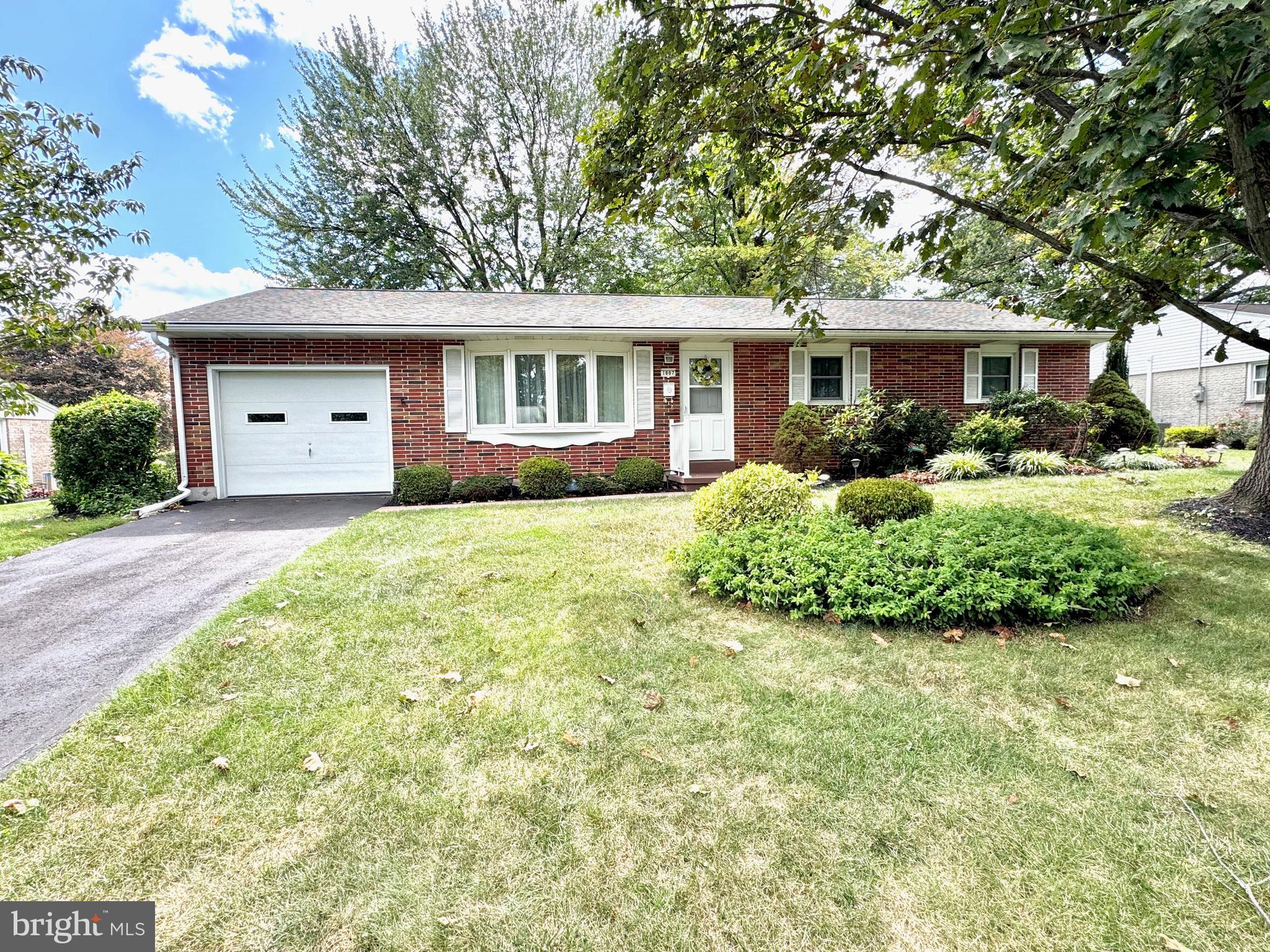 PUBLIC AUCTION to be held ON-SITE Wednesday September 24th at 5PM! Solid Brick Ranch Home! This property features a living room, eat in kitchen, a primary bedroom with bath, 2 additional bedrooms and the home's full bath - all on the main level. Downstairs is a family room and plenty of room for storage. Outside you will see the 1 car garage, back porch all situated on a beautiful, level lot in a convenient location! Kleinfelter's Auction Terms - 10% Down Day of Sale. Buyer to pay for the Deed Prep, Both Sides of Transfer Tax and a 10% Buyers Premium. Being Sold AS-IS. Please call to schedule your showing today!