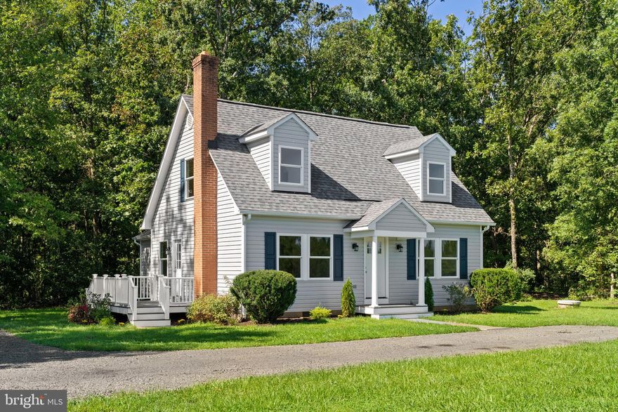 *Country Living, yet so close and No HOA* Stunning Custom Cape/Craftsman Home is Situated on a Private 3+ Acre Lot. This 4 bedroom, 2 bath home has been updated with the finest materials. The main level offers a gourmet kitchen w/ island, breakfast bar, 42" hickory cabinets, granite counters, stainless steel appliances and range hood. There are separate dining and living rooms in this open floor plan home. The master bedroom offers his & hers closets. The following are All New-Baths, Siding, Roof, Gutters, Tilt Windows w/ Casing, Lighting, Luxury Wood Laminate Floors, Doors and Plumbing Fixtures. Other new features include french doors, crown molding, recessed lights and maintenance free decks. The basement is utility and storage only. There is plenty of parking and a run-in shed. Professionally landscaped lot. This property was recently subdivided off a larger parcel. Old Tax ID 7911-52-6641. Taxes in listing are based off the last assessment. Public sewer is becoming avl. 39 acre neighboring property is not buildable. A Must See!