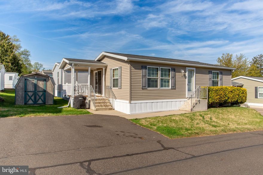 Welcome to this beautifully maintained, sundrenched 2-bedroom, 1-bath modular home in the highly sought-after Eastern Dawn community. This residence shines with a recently updated kitchen featuring a charming breakfast area—the perfect spot for your morning coffee. The open and airy layout is enhanced by a brand-new sliding glass door that leads you directly to a private, covered deck, ideal for year-round relaxation or outdoor dining. Significant upgrades provide total peace of mind, including a brand-new HVAC system and a sturdy storage shed for all your tools and hobbies. Situated in a prime location, you are just minutes away from the area’s best shopping, dining, and entertainment. Meticulously cared for and move-in ready, this home offers the lifestyle you’ve been looking for.