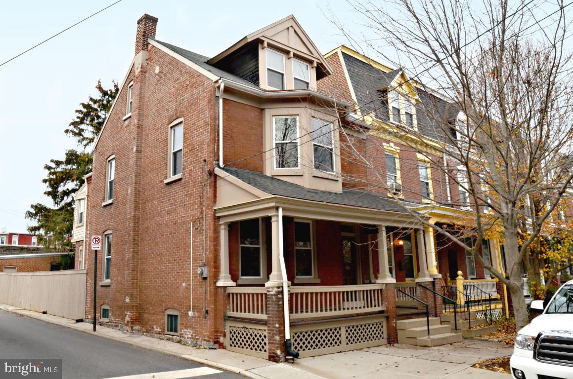 Charming West End home with a two car garage, fenced in yard, in a great neighborhood. Original woodwork and pocket doors fill the house with charm. Newer gas furnace and water heater, and energy efficient windows. Spacious kitchen. Enjoy the enclosed second floor balcony.