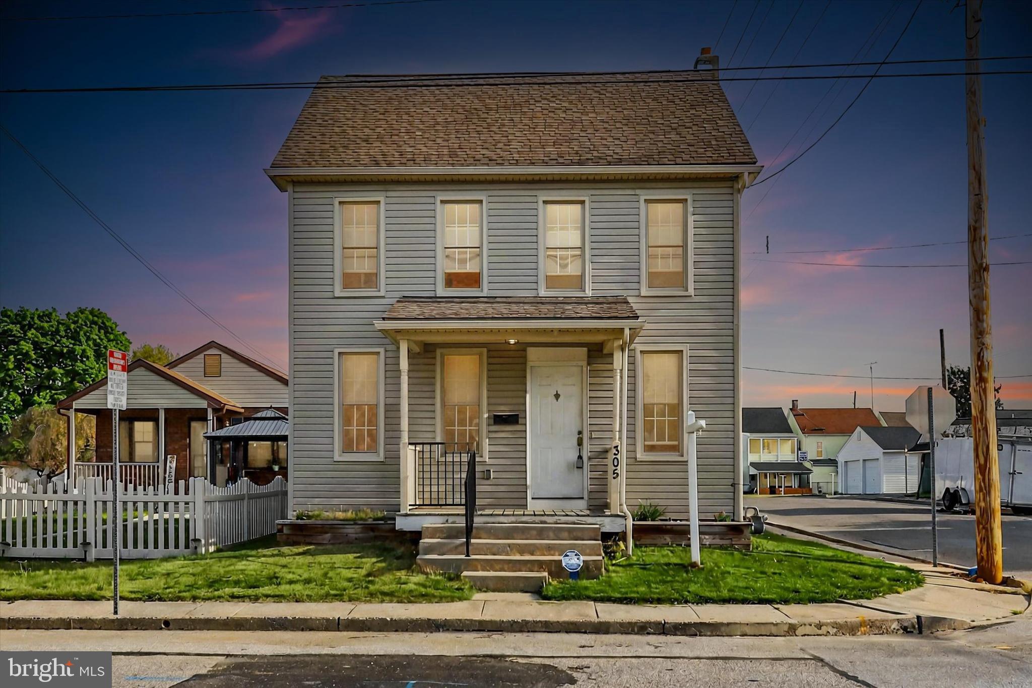 Welcome home to this wonderful single family home in Conewago Schools! This home, with a Hanover address saves the owner money with Adams county taxes. Enjoy a cold beverage while resting on your front porch! Inside you are greeted with a large living room open to a separate dining room. There is a bonus room that could be used as an office or main level bedroom! Upstairs you will find a large bath and 3 bedrooms. Head through one of the bedrooms to the attic space that is waiting for your finishing touches to make it an amazing primary bedroom or additional living space. Head out back to find your large back yard encased with a privacy fence for all your furry friends. Beyond the fence you have the benefit of a storage shed and off street parking! This price point in is hard to beat in the Conewago Schools district! Book a showing before it's too late.