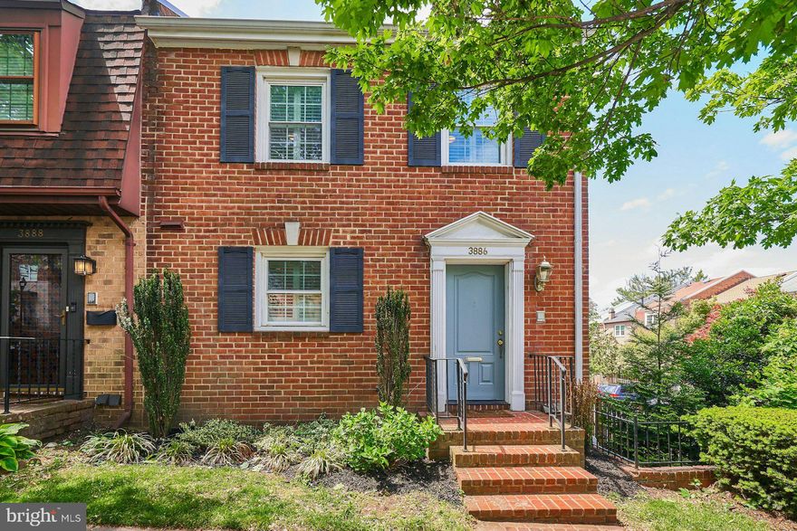 Welcome Home to 3886 University Drive!

Location, location, location! Rarely available all-brick townhome in the heart of the City of Fairfax—just steps to shops, dining, and everything Fairfax City has to offer.

The main level features a beautifully updated kitchen with quartz countertops, subway tile backsplash, and brand-new stainless steel appliances (2026). Hardwood floors span the entire level, and the adjoining dining area—highlighted by a new chandelier—creates an ideal space for entertaining. The separate living room offers recessed lighting and a comfortable setting to unwind.

Upstairs, the spacious primary suite includes dual closets and an updated primary bath. Two additional bedrooms and a fully renovated hall bath (2021) complete the upper level.

The lower level offers exceptional flexibility with a den/office, full bathroom, and a large recreation room that walks out to a private masonry patio and fenced rear yard. A carport adds convenience and functionality.

Extensive Updates & Improvements Include:
HVAC (Nov 2023) with NEST thermostat, windows and exterior vinyl trim (2020), patio (2020), fence (2019, sealed 2021), roof (2012), blown insulation (2012), carport roof and gutters (2016), exterior doors and trim (2012), recessed lighting (2018 & 2021), basement drywall and insulation (2021/2025), Ethernet wiring to 3rd floor (2025), front landscaping (2023).

Recent 2026 Updates:
All new kitchen appliances, fresh interior paint (including ceilings), refinished primary bathtub, new ceiling fan in primary bedroom, refinished and repainted iron banister, and freshly painted front door and trim. Additional ceiling fans added in front bedrooms (2024).

This is a rare opportunity to own a meticulously updated home in an unbeatable location.

This one has it all!
