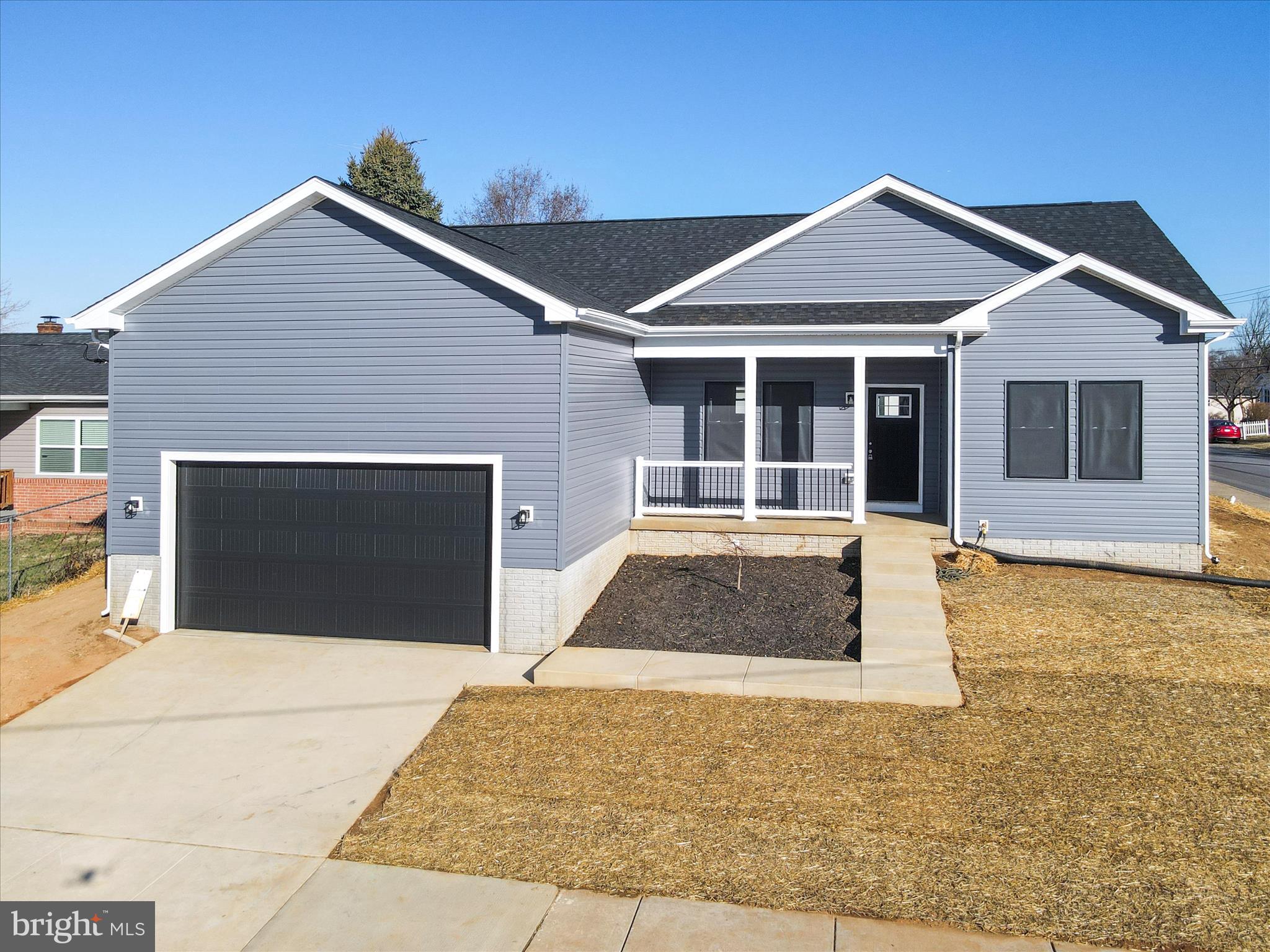 Gorgeous new construction corner lot, 3 bedrooms 2 full bath ranch-style home, features silverline double hung low E windows, luxury vinyl plank flooring along with a spacious kitchen outfitted with sleek stainless steel appliances, white cabinets, granite countertops with an island which is perfect for home-cooked meals and entertaining. The two car attached garage is fully drywalled inside with an automatic opener and remote. Do not miss out on this beautiful home and set up an appointment today.