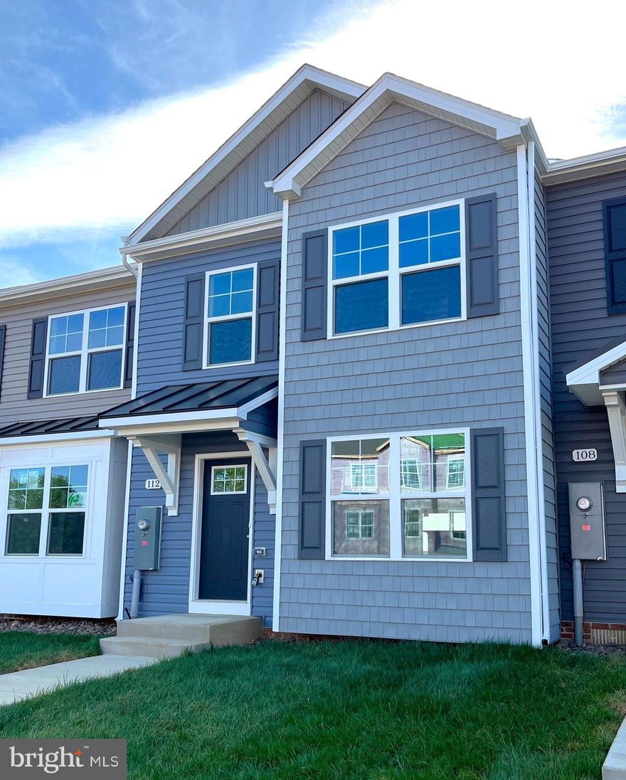 Under Construction.  3 bedroom, 2.5 bath 2-Story town homes featuring spacious room sizes, luxury vinyl plank flooring in main living areas, Bump out in main level family room, and kitchen with island, granite countertops, and pantry.  The Primary Bedroom has vaulted ceiling, walk in closet and full bath with double vanity and tile shower w/ glass door.   10x12 Rear deck included and builder pays 3% closing assistance.  Interior Photos are similar construction, early Spring delivery.