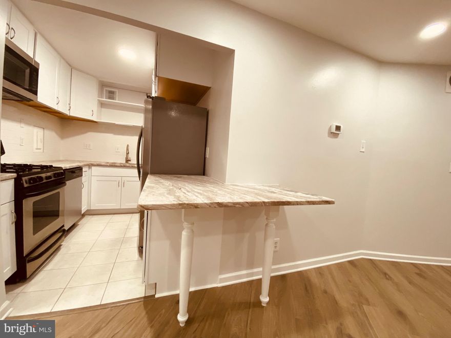 Fully renovated condo with tons of natural light and nice view. Tons of kitchen storage with new stainless steel fridge, dishwasher and microwave. Gorgeous granite countertops, breakfast bar and white shaker cabinets. New contemporary faucet and sink. Living and dining areas have new luxury vinyl flooring and new baseboards. Bedroom and Walk-In Closet (WIC) have new neutral carpeting. New toilet, vanity, showerhead and medicine cabinet in the bathroom. New convector heater and air circulator with remote. LED ceiling lights in the bedroom, living room, foyer and kitchen. Heat lamp in bathroom in addition to lighting over the vanity. 

All electric, heat, gas, water, sewer, garbage and parking spaces included in the rent. 

Available now December but with some small contracting work is still being done. Should be completed by Jan 1, 2026.