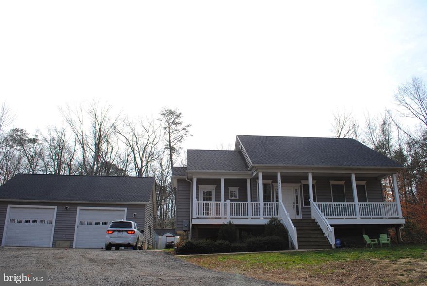 CHECK OUT THIS ENORMOUS DET. GAR!! ALMOST 6 PEACEFUL ACRES!!GREAT FOR ALL THE TOYS,TRUCKS&THE BOAT!BRING YOUR ROCKER&SPEND TIME RELAXING IN THIS PRIVATE SETTING!UPPER&LOWER KITCHENS,  NEWER CARPET IN BSMT-MSTR.SUITE ON LOWER LEVEL-2 WALK-IN CLOSETS-REAR DECK-OPEN FLOOR PLAN. NO HOA-PLENTY OF SPACE TO CALL HOME!!!BASEMENT TOTALLY FINISHED!! ONE YEAR HOME WARRANTY-2 LEVEL LIVING IDEAL FOR IN-LAW!!