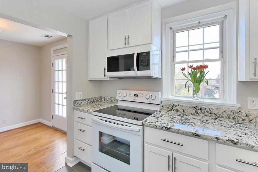 Condo is tenant occupied.  Available June 15.  Please contact owner agent for showings.   No showings without an appointment.  Sorry no pets or smokers.  Minimum income requirement 3.5 X annual rent. Only 1 income to qualify.  Rental application, credit report/score, and 1 month’s security deposit required. Please contact owner agent for link to Rent Spree.
Beautifully renovated top floor, end unit condo with 1 bedroom, 1 bathroom, and large unfinished attic with tons of storage space in sought-after Fairlington.
Kitchen completely renovated in March 2021 with crisp white Wolf ® maple cabinetry, granite countertops, gloss white Samsung fridge, range, and microwave, gloss white Bosch dishwasher, and mid-gray porcelain tile floor. Cute coffee nook/charging station/pantry.
Renovated bathroom with white subway tile, espresso vanity, mirror, medicine cabinet, storage shelves, and exhaust fan.  
Refinished oak hardwood floors in living/dining area, hallway, bedroom and walk-in closets. Replaced windows throughout. Whirlpool washer and dryer June 2024 in laundry niche with shelving. Central air and heat, air handler August 2023, hot water heater March 2021, vertical blinds, and cable ready.  
Private balcony off dining area gets lots of sun and has a view of the community swimming pool, tennis courts, and trees. 
Fairlington community has several outdoor pools, tennis courts, and a community center with lots of activities. Permit parking in front of the building, plus plenty of nearby street parking in quiet neighborhood.  Metrobus lines nearby to/from Pentagon Metro.  Close to Shirlington Village with great restaurants—Carlyle, Palette 22, Samuel Beckett’s gastro pub, Guapo’s, Busboys & Poets, Cheesetique, and more, AMC movie theater, library, Signature Theater, and Harris Teeter’s.  Commuters’ dream—minutes from the Pentagon, Amazon HQ, Washington DC, and just off I-395, and the King Street/Route 7 corridor.
Owner is licensed real estate agent.