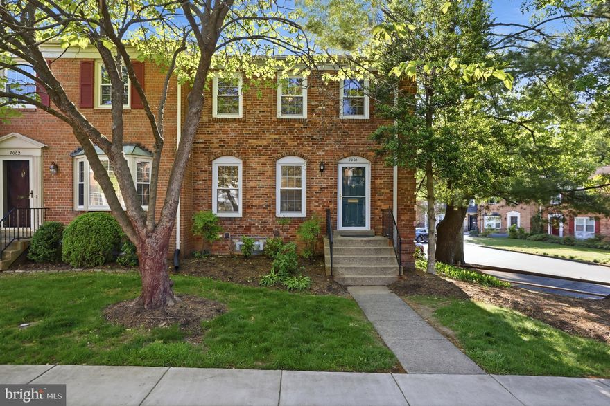 ****Welcome to this meticulously maintained all-brick end-unit townhouse in the highly desirable Stoneleigh community! This move-in ready 3-bedroom, 3.5-bath home showcases timeless charm paired with thoughtful modern updates, including refinished hardwood floors (2026), fresh paint(2026), new windows (2022), major renovations including kitchen, baths, doors, basement flooring (2020), and a beautifully renovated kitchen with an opened wall design (2020), stainless steel appliances, quartz countertops, stylish backsplash, and abundant cabinetry ****The inviting main level features a welcoming foyer, powder room, formal dining room, and a spacious living/family room highlighted by a cozy gas fireplace—perfect for both everyday living and entertaining ****Upstairs, you’ll find three generously sized bedrooms and two updated full baths, including a spacious primary suite with ensuite bath and ample closet space ****The sunlit walk-out lower level offers exceptional versatility with a large recreation room featuring a second brick fireplace, a full bath, laundry area with new washer and dryer, and a bonus storage room that can easily serve as a fourth bedroom, home office, or gym. Additional storage is conveniently tucked beneath the stairs ****Step outside to your own private backyard retreat with a brick patio and walkway, professional landscaping, full fencing, and peaceful views of mature trees and green space. One assigned parking space is located directly in front of the home, with plenty of guest parking nearby ****Ideally located just a short walk to McLean High School and less than a mile from shopping, dining, and major commuter routes, this charming brick townhouse offers the perfect combination of comfort, convenience, and style.
