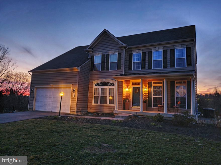 MOTIVATED SELLER!!! Your dreams can come true now with this gorgeous move in ready home sitting on a grand corner lot with mountain views. 4 Bedrooms and 2.5 bathrooms with open floor plan. Unfinished basement for you to finish into anything you need or want.  Fenced yard for the kids or pets and convenient to I-81. This home has 9'+ high ceiling and a grand two story entry-way. A gourmet kitchen with a breakfast area and separate formal dining room. A room for your office/den or playroom on the main floor. Large family/great room with a gas fireplace. The laundry room is conveniently located on the second floor with all the bedrooms. The two car garage has room for storage and work space. And relax in your master suite in your soaking tub.  To much to list this is a must see home, call for your showing today. *Ask Listing Agent about refrigerator*