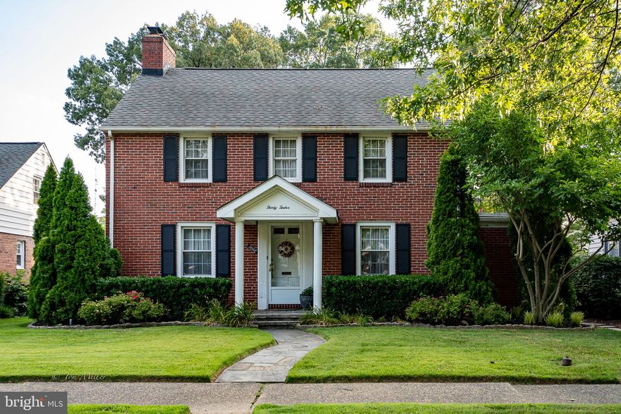 All brick center hall colonial, located in Historic old Dundalk, great value for the size and condition of this 3 bedroom, 3 full bath home. beautiful hardwood floors, 3 fireplaces, zoned heat and a/c, grand bathroom 8x17 with soaking tub w/jets, large separate shower with glass door, double vanity, linen closet, cable ready for tv, full bath on 1st floor, granite kitchen countertops, stainless steel appliances, 5 burner gas stove, eat-in kitchen, opens to enclosed 4 season sunroom, garage finished inside set up for office/mancave, carport with extra parking pad, fully enclosed with a white privacy fence, Large Amish made storage shed, newer roof and HVAC! Beautiful mature tree-lined street- a landscaped level lot.