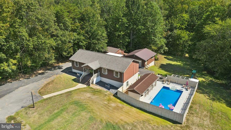 Welcome to 101 Ramoth Church Road! This adorable home has everything! Over 1 acre of a private lot and convenient location in Stafford. 5 bedrooms (5th NTC) 3 full bathrooms, updated kitchen and bathrooms. Updated floors through out 2023. The exterior is just as amazing as the interior! Walk out to the screened in porch and overlook a gorgeous backyard with an in-ground pool!! Love to entertain during the summer? This is the house for you. Covered pool hang out with plenty of space for outdoor furniture. Pool deck and filter replaced in 2017, Pool Liner 2024, pool fence 2018, covered pool hangout area 2018, New pool pump 2023, new pool light 2024, oversized 2 car detached garage (garage roof replaced in 2020) plus a large shed for all of your storage items (shed roof replaced in 2019). There is also a chicken coop!! New ceiling fans throughout. Generator distribution box. Oversized driveway, back half of driveway replaced in 2024! Play set conveys. Schedule a showing now so you don't miss this perfect home!! Please do not approach the property without a confirmed showing with a realtor. Seller is a licensed agent!