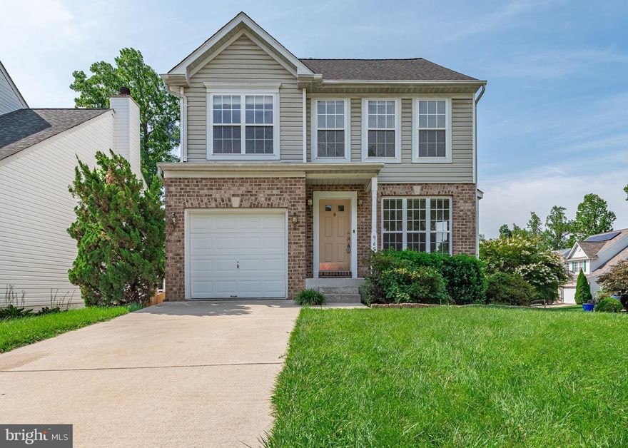 Move-in ready with many special amenities for comfortable living and entertaining. Three finished levels to spread out and enjoy. Hardwood floors grace the main and upper levels. Kitchen features stainless steel appliances and gas cooking for the family chef. Plentiful  stone counter space with a kitchen island for dining and easy meal preparation.  Access from the kitchen to a refurbished  deck for relaxing, overlooking the  verdant fenced backyard, or to grill your favorite meal. Upper level showcases a large primary suite, vaulted ceiling and primary bath with separate shower and tub. Two additional  large bedrooms and a full hall bath complete this level. The lower level has  recently installed Core Tec waterproof flooring in the rec room  and bedroom # 4 plus a full shower bath. This level has a sliding glass door to the backyard  brick patio and, with the separate entrance, could be an in-law or au pair suite.  Recently replaced roof and many windows are new. Long list of recent  updates: Roof 2018,  Core Tech flooring 2020, Windows 2022, Fence and Deck refurbishing 2023, HVAC 2021,Stainless appliances 2018, and Painting 2023.Convenient location with easy access to routes 29,95, and 32 and Baltimore, Washington, and Annapolis business centers.