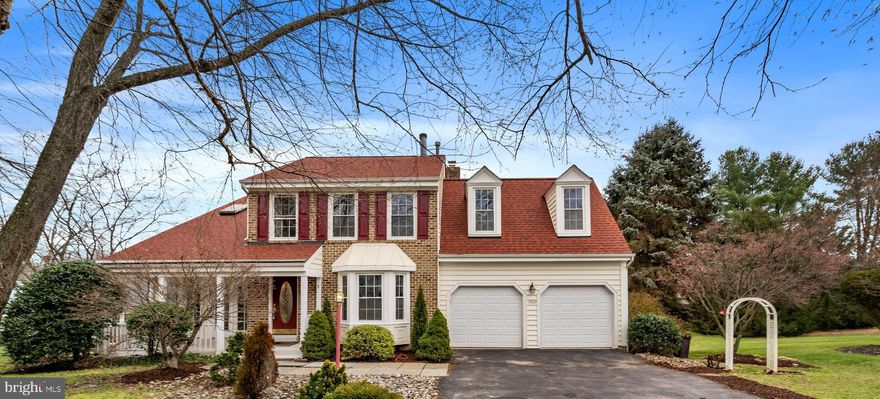 Welcome home to this beautiful move-in ready,  brick-front Colonial on a cul-de-sac located in the desirable Hallowell! Freshly painted with new carpet upstairs, and new roof (2019). Upon entry, you are greeted by a two-story vaulted ceiling with skylights and hardwood floors. The open concept floor plan leads you through formal living room, dining room and into the kitchen with granite counters, SS appliances, and a breakfast area. Entertain in informal living room or warm up by the fireplace. Relax in the Sunroom just off the FR and enjoy the outdoors on the deck. A main-level bedroom with a bay window and attached full bath perfect for an elderly parent, or guests. Upper level features 4 spacious bedrooms and 2 full baths. The master bedroom has hardwood floors, a wood-burning Fireplace, sitting area and a large walk-in closet. A spacious MBA with 2 sinks, jacuzzi and separate room with a toilet and shower. Expansive basement with walk-out to lower level deck, features lounge space, 2 rooms perfect for guests, gym and office, finished storage area and laundry. Easy access to shopping, MedStar Medical Center and ICC. Community pool, 2 lakes, walking paths and tennis courts are included in the low HOA fee. A MUST SEE!