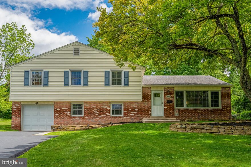 Welcome to this light and bright single family home located in the desirable Roslyn community just blocks from the pool club, 3 minute drive into downtown West Chester, close to shops, restaurants, major routes and so much more! This 4 bedroom, 2.5 bath home sits on over .5 an acre on a beautiful open lot, great curb appeal, a wide driveway for parking and awesome backyard for entertaining. Enter the home into the sun drenched family room where you will find a lovely open split level floor plan with views to all the rooms on the main level and into lower level. This main level boasts a large family room, ample size dining room with windows to look out to the back and of course the kitchen. The kitchen was updated just 2 years ago and has tons of white cabinetry, quartz countertops and stainless steel appliances. The kitchen also has a picture frame window and door to the back deck. This whole level has new luxury vinyl flooring throughout. The lower level is a great size family room, could be the perfect playroom or home office with brick fireplace. There is also a powder room as well as laundry room/mudroom off the 1 car garage entry. The upper level is super spacious with 4 generously sized bedrooms and newer carpeting throughout. 3 bedrooms spread across the front of the home with large closets, and the primary bedroom sits in the back of the home with a walk-in closet and beautifully updated ensuite. Lastly the full hall bathroom has a tub/shower and large vanity. This home feels so fresh, updated and perfectly move-in ready! Searching for an adorable single in the award winning West Chester school district with an expansive yard? This is it! Welcome Home!!