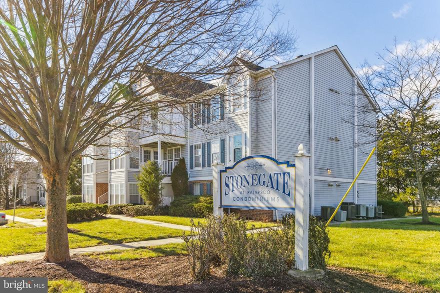Excellent condition! Beautiful 2 bedroom 2 bath condo in sought after Stonegate at Patapsco! Remodeled kitchen with granite counters and stainless steel appliances. Breakfast bar.  Separate sun/dining room. Owners suite has a renovated bath with a large shower. Walk-in closet. Security building. Lots of parking. Minutes to 695 and other major commuter routes, short distance to shopping, restaurants and entertainment. Don't wait to see this one!!