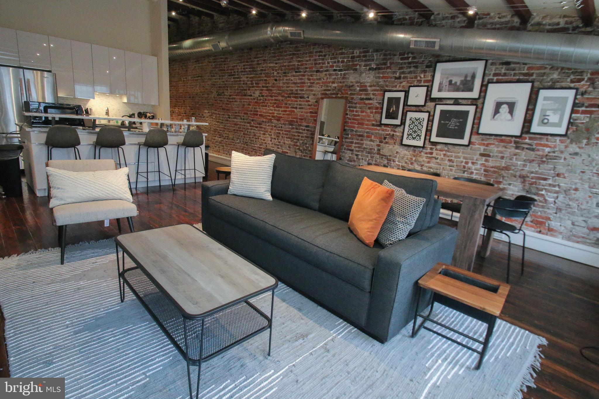 Gorgeous Newly Renovated Unit in Desirable Olde City!
This stunning 2 bedroom, 2 bathroom unit combines historic charm with modern upgrades. Featuring original hardwood floors, exposed brick, an upgraded kitchen with stainless steel appliances, and an in-unit washer/dryer. Enjoy the convenience of a private elevator that opens directly into the unit, and relax or entertain on the outdoor deck with incredible city views!
Located in a vibrant, walkable area surrounded by top restaurants, shops, and nightlife.
Parking available! Monthly parking is available for an additional $250/month through a third party.
Don't miss this one-of-a-kind Olde City gem!