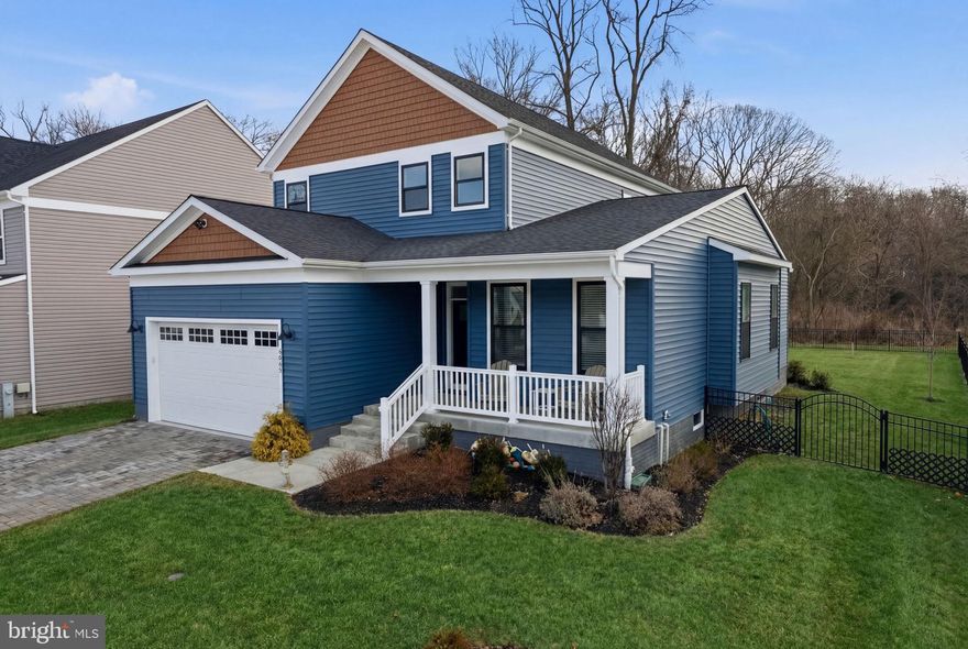 Discover your dream home at Triton Commons, a vibrant community offering modern living with thoughtful design. This stunning, move-in-ready home is packed with hard-to-find features that cater to both comfort and convenience. Step inside and fall in love with the main-level Owner’s Suite, perfect for easy living, and a dedicated private home office ideal for remote work or study. The spacious eat-in kitchen, complete with a dedicated dining area, is perfect for everything from casual breakfasts to festive gatherings. Upstairs, you'll find a sunlit loft/den area that leads to three generously sized bedrooms, including a private guest suite with its own full bathroom—perfect for hosting family and friends. The charm doesn’t stop indoors. Step out onto the covered rear porch and take in the serene views of the large backyard and surrounding woods. With 9-foot ceilings on all three levels, natural light floods every corner of this home, creating a bright and welcoming atmosphere. And let’s not forget the practicality: a bedroom-level laundry room makes daily tasks a breeze. This home truly has it all—and it’s ready for you to move in today. Don’t wait—schedule your tour and make this gem yours!