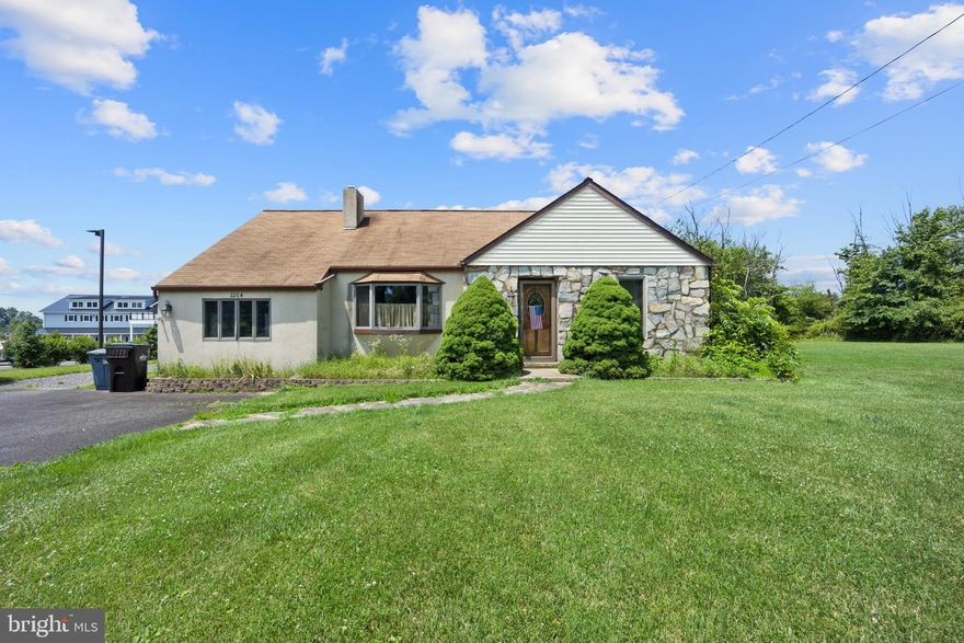 Showings To Begin Saturday 4/13/2024! Rare Opportunity! Tremendous Future Potential! Property Is Zoned Light Industrial! Wrightstown Township! Council Rock School District! 3 Bed/1 Bath 2 Story 2000+SQFT Masonry Home On A Flat/Clear 1 Acre Lot w/Oversized 1100+ SQFT Detached Masonry Garage w/Electrical Service/Propane Heater/2 - 10” Doors! Parking For 10+ Cars In Driveway! Cozy Family Room w/Sunny Picture Window/Brick Hearth Wood Burning Fireplace/Wood Mantle/Recessed Lighting! Bright Living Room Area w/Picture Window! Eat-In Kitchen w/Ceiling Fan & Tranquil View Of Lush Green Backyard! Large Utility Room w/Access To Yard/Driveway & Garage! 2 Bedrooms Downstairs w/Ceiling Fans & Good Closet Storage Updated Full Bath w/Ceramic Tile Floor/Shower Surround/ Pedestal Sink Complete The 1st Floor! 2nd Floor w/1 Bedroom & Large Open Loft Area Could Be Converted Into A 4th Bedroom Or Used As Upper Level Office/Sitting Area! Classic Hardwood Floors Under All Carpets 1st & 2nd Floors! New Drywall & Insulation In Majority Of The House! Deck & Pavestone Patio Lead To Enormous Yard & Sprawling Driveway! 35 x 32 Oversized 1100+ SQFT Detached Masonry Garage w/ Electrical Service/ Heater/ 2 - 10” Doors!  Parking For 10+ Cars In Driveway! 1 Acre Flat/Clear Level Lot! Property Zoning Is Light Industrial As Per Wrightstown Township! Award Winning Council Rock School District! This 3 Bed/1 Bath 2 Story 2000+SQFT Masonry Home On A Flat/Clear 1 Acre Lot w/Oversized 1100+ SQFT Detached Masonry Garage/10 Car Parking & Light Industrial Zoning Is A Very Rare Opportunity w/Tremendous Future Potential & Deserves A Reservation At The Top Of Your Must See List!